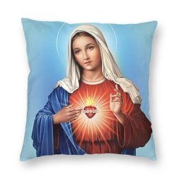 Housse de coussin carrée housse de coussin pour canapé salon baptême 40x40