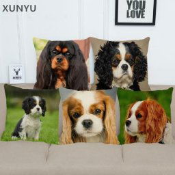 XUNYU-Juste de coussin carrée avec motif animal mignon taie d'oreiller décorative 45x45cm
