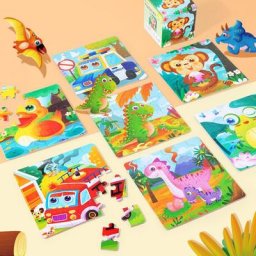 Jeu de Puzzle Classique à Motif d'Animal pour Entraînement à la Pensée Logique Plateau de Densité