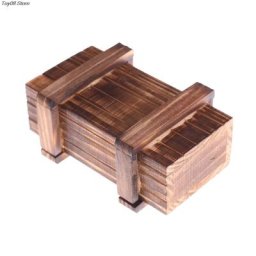 Boîtes de Puzzle en Bois Vintage avec Compartiment Magique SecExamen pour Enfant Casse-Tête Jouet