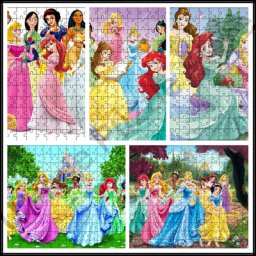 Disney Princess Jigsaw Puzzles Assemblage pour Adultes Jouets pour Enfants Jeux pour Enfants