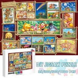 Winnie The PoChaînes Cartoon Puzzles pour adultes et enfants jouets animés Disney 35 pièces 300