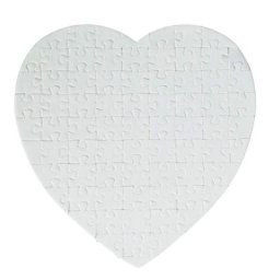 Puzzle cœur vierge à Sublimation bricolage artisanat personnalisé transfert de chaleur décor