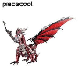 Piececool – Puzzle 3d en métal le Dragon noir jouet à assembler soi-même pour adolescents modèle