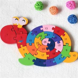 Jouets Escargot en Bois pour Enfant Puzzle 3D Nouvelle Collection