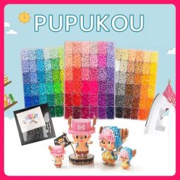 Perles Hama de 5mm 24/48/36 couleurs jouet pour enfants fusible bricolage puzzle 3D