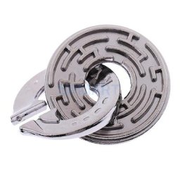 Puzzle classique en métal pour enfants jouet de verrouillage casse-tête Test de qi cadeau
