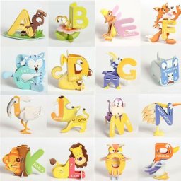 Puzzle alphabet anglais 3D ABC pour enfants jouets de développement de l'intelligence puzzles pour
