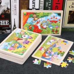 Puzzle en bois 24 pièces pour enfant jouets d'apprentissage cadeau