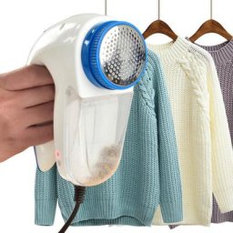 Mini rasoir électrique portable pour pull dissolvant de peluches tissu sourire rideaux