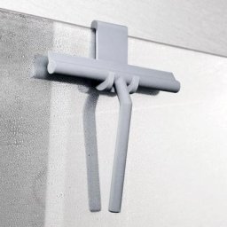 Raclette de douche avec support en silicone essuie-glace grattoir à verre nettoyant pour miroir
