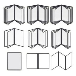 Couvercle de protection de Menu Transparent en PVC A4 couvercle de protection pour Restaurant