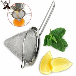Passoire à Cocktail Super conique en acier inoxydable 304 Triangle pour jus de Julep outils de