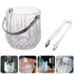 Pince à glace portable en plastique récipient à glace en cristal de diamant pince à glace