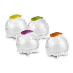Ensemble de 4 moules à glaçons ronds étanches en silicone nouveauté 2022