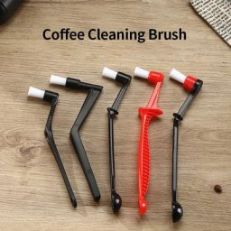 Brosse de nettoyage de la Machine à café expresso brosse de nettoyage de la saleté coude poignée