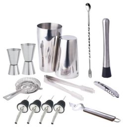 Shaker à Cocktail en Acier Inoxydable Kit de Barman pour Centre Commercial à Vin Outil de Bar de