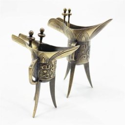 Verres à certifiée en métal de style chinois oeuvre gobelet vintage verres de prairie tasse