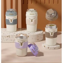 Tasse à café Thermos en acier inoxydable thermo-isolant Portable idée de cadeau pour Couples et