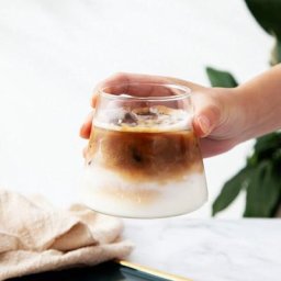 Verre à Whisky en verre Transparent en forme de Fuji verre à Whisky gobelet à café thé Dessert