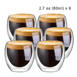 Verre Transparent à Double Paroi Résistant à la Chaleur Fait à la Main Tasse à Boisson Saine à