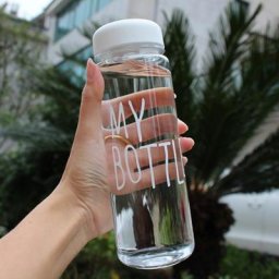 Bouteille d'Eau Créative PC de Grande Capacité Étanche Gobelet de dehors 500ml