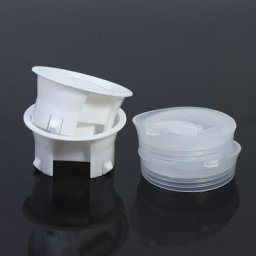 Couvercle de pichet de carafe d'eau chaude et froide blanche couvercle en plastique de qualité
