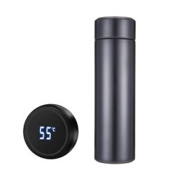 Bouteille d'eau thermos intelligente en acier inoxydable affichage numérique de la température à