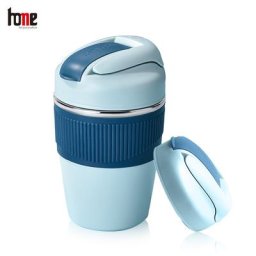 Gobelet à café isotherme en acier inoxydable avec paille bouteille isotherme tasse à vide tasse