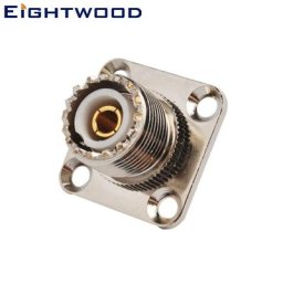Adaptateur d'antenne pour autoradio 5 pièces SMA vers UHF Jack SMA vers UHF montage sur panneau