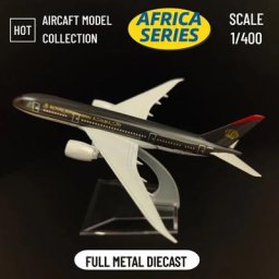 Modèle réduit d'avion en métal échelle 1:400 15cm jordanian Africa Airlines collection cadeau