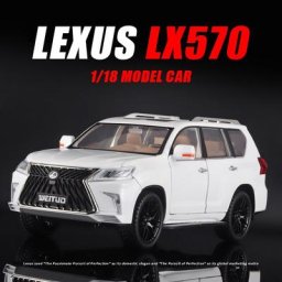 Modèle de voiture Lexus LX570 en alliage métallique exquis jouet moulé sous pression pour enfants