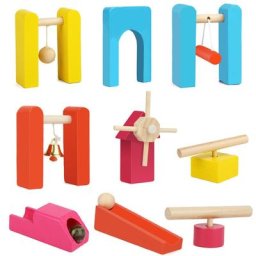 Accessoires Dom37en bois pour enfants blocs de construction jouets jeux de société puzzle