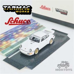 SchDESIGN X Tarmac nous-mêmes 1:64 911 RSR 3.8 modèle de voiture blanche