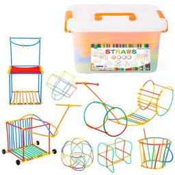 Tor-décennie s de construction colorés en paille jouets à emboîtement ingénierie développement de