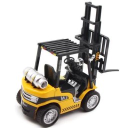 Chariot élévateur pour enfants modèle de jouet fonction de traction 1:24