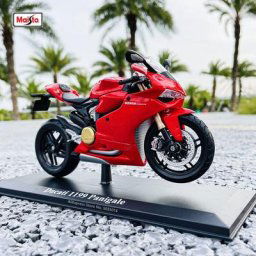 Maisto-Moto tout-terrain en alliage DucSau1199 Panigale véritable modèle de moulage sous pression