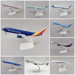 Modèle d'avion en alliage métallique 20cm Air USA Southwest Airlines Boeing 737 B737 moulé sous