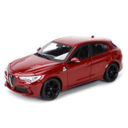 Bburago-Roméo Stelvio SUV Car Leges Die Cast Vehicles Collecemballages Model Toys 1:24