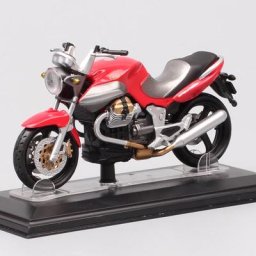 Petite moto Guzzi Breva V1100 Cruiser Streetbike modèle de moto véhicules jouets vélo boîte en