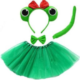 Jupe Tutu de Dessin Animé pour Enfant Grenouille Prince Bande de Sauna Queue d'Animal Costume