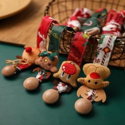 Bopoobo-Jouet de dentition pour nouveau-né 1 pièce décoration de noël TeWindsor sans JOBPA DIY