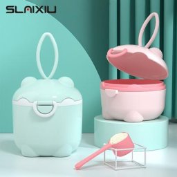 Boîte à lait en poudre pour bébé boîte Portable mignonne de stockage de nourriture de cochon
