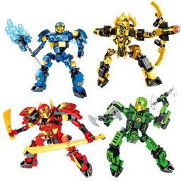 Kit de blocs de construction de figurines de robot Super Armor pour enfants Ninja Zane Lloyd