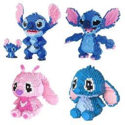 CAN o & Stitch-Mini blocs de construction pour enfants dessin animé Disney image d'anime briques