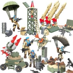 Figurines d'action de la force de maintien de la paix de la seconde guerre mondiale armée militaire