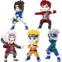 Uzumaki – blocs de puzzle Naruto Shippuden figurine Hatake Kakashi modèle Naruto 3D jouet Figma