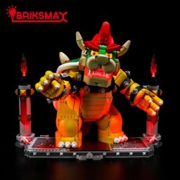 BriksMax-Ensemble de blocs de construction Mighty Bowse kit d'éclairage LED jouets pour enfants
