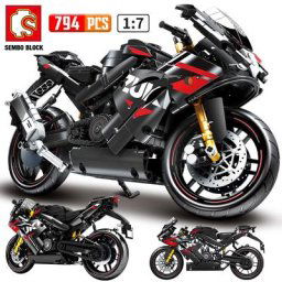 SEMBO BLOCK City Racing Moto Moto voiture modèle blocs de construction vitesse Moto véhicules
