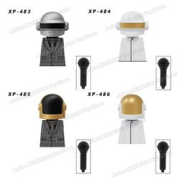 Mini figurines d'action Daft Punk poupées en briques jouets à assembler blocs de construction